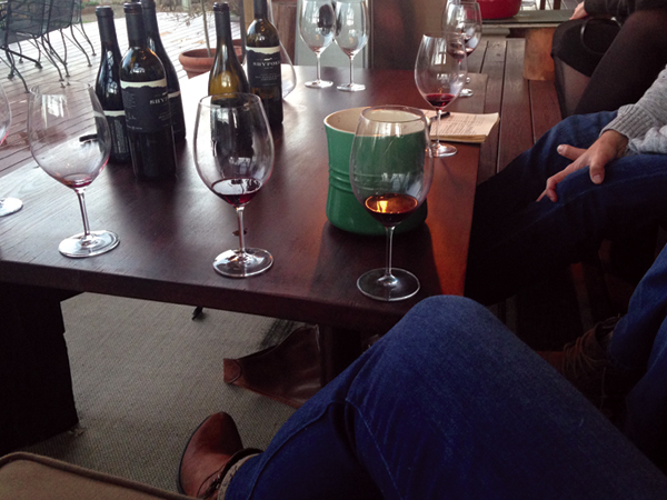 Shypoke tasting at the Heitz's